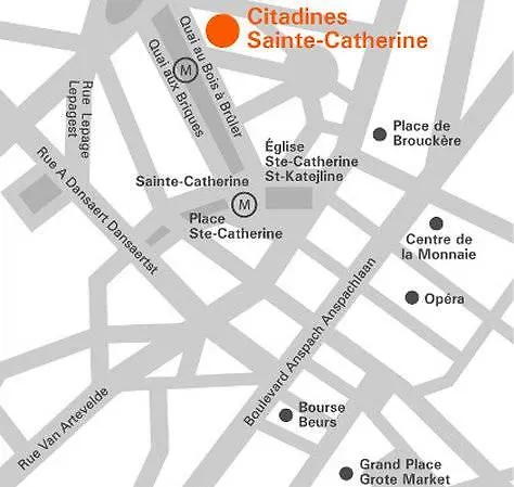 Citadines Sainte-Catherine Bruxelles 3*,  Belgio